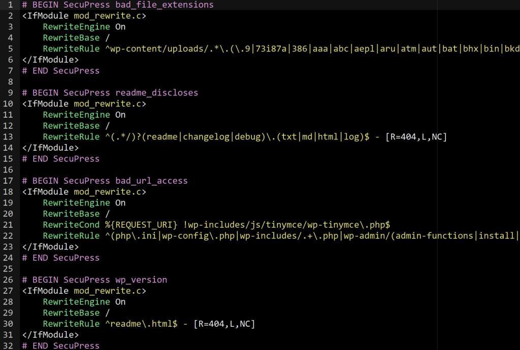 htaccess-cPanel-optimisation-wordpress